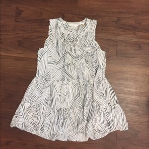 Floreat Calla Lace Up Top - Anthropologie